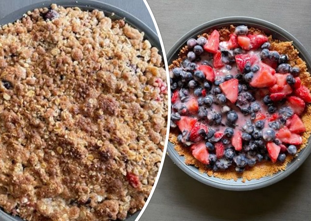 Homemade Berry Crumble&nbsp;Pie