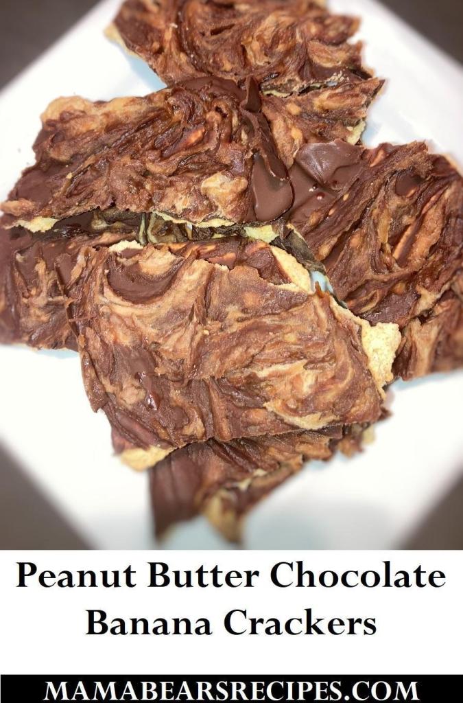 Peanut Butter Chocolate Banana Crackers