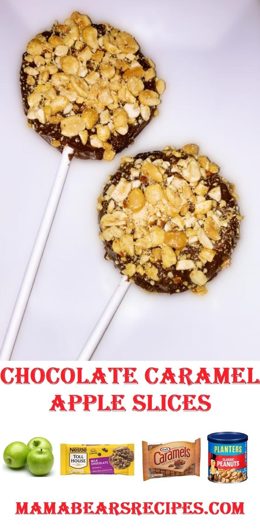 Chocolate Caramel Apple Slices
