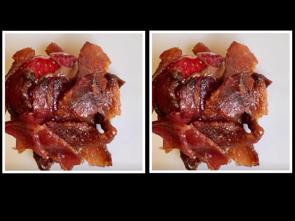Nutella Dipped Strawberries Covered in Candied&nbsp;Bacon