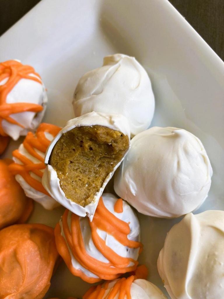 Pumpkin Cheesecake Balls