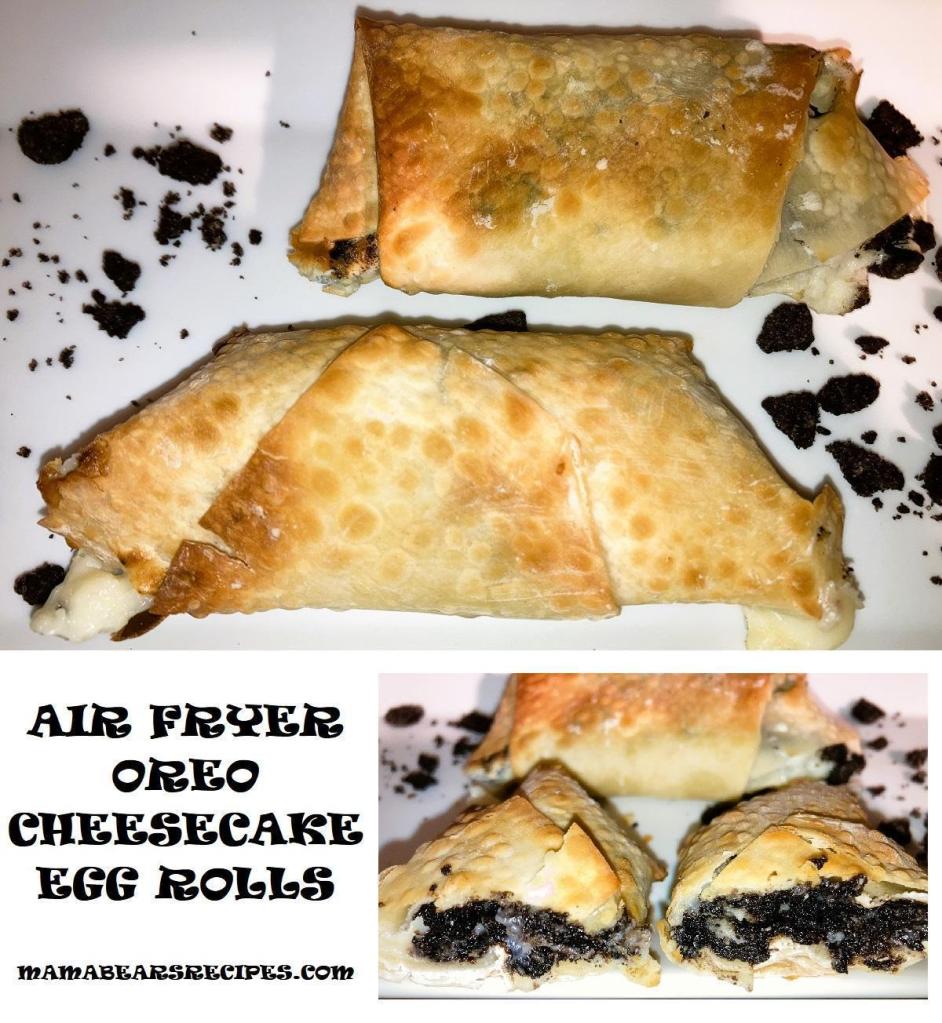 Air Fryer Oreo Cheesecake Egg Rolls