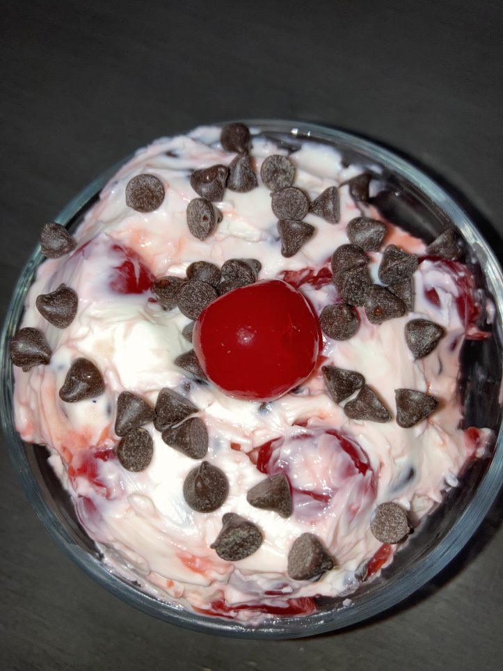 Cherry Chocolate Chip Cheesecake Dip