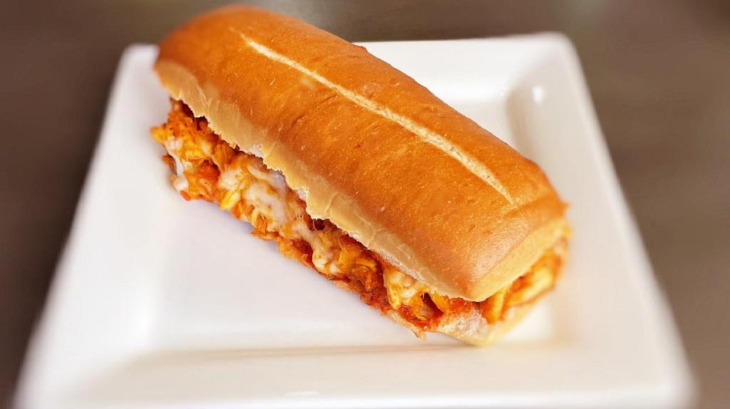 Shredded Chicken Parmesan&nbsp;Sandwich