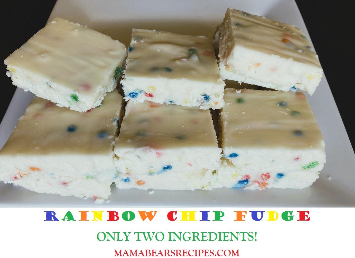 Rainbow Chip Fudge