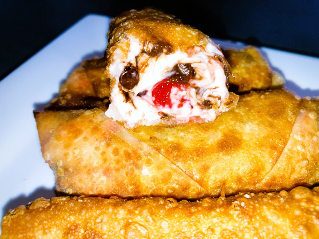 Cherry Chocolate Chip Cheesecake Egg&nbsp;Rolls