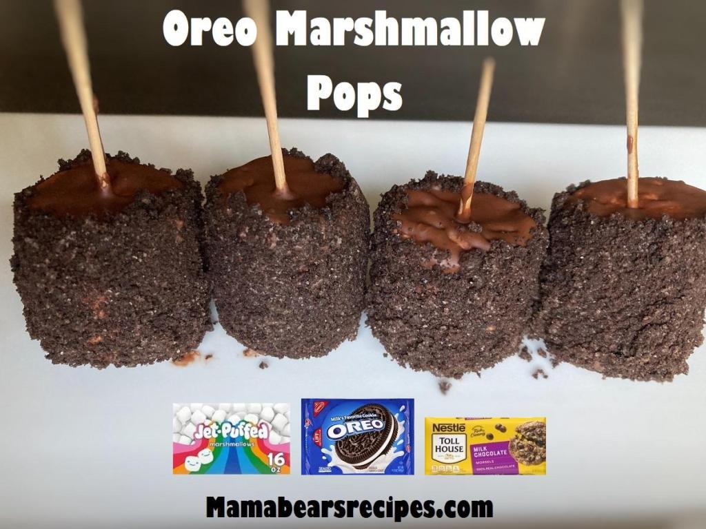 Oreo Marshmallow Pops