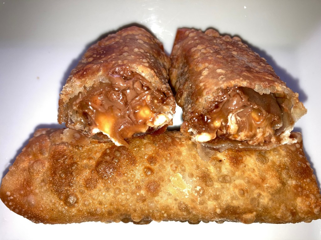 Snickers Egg Rolls