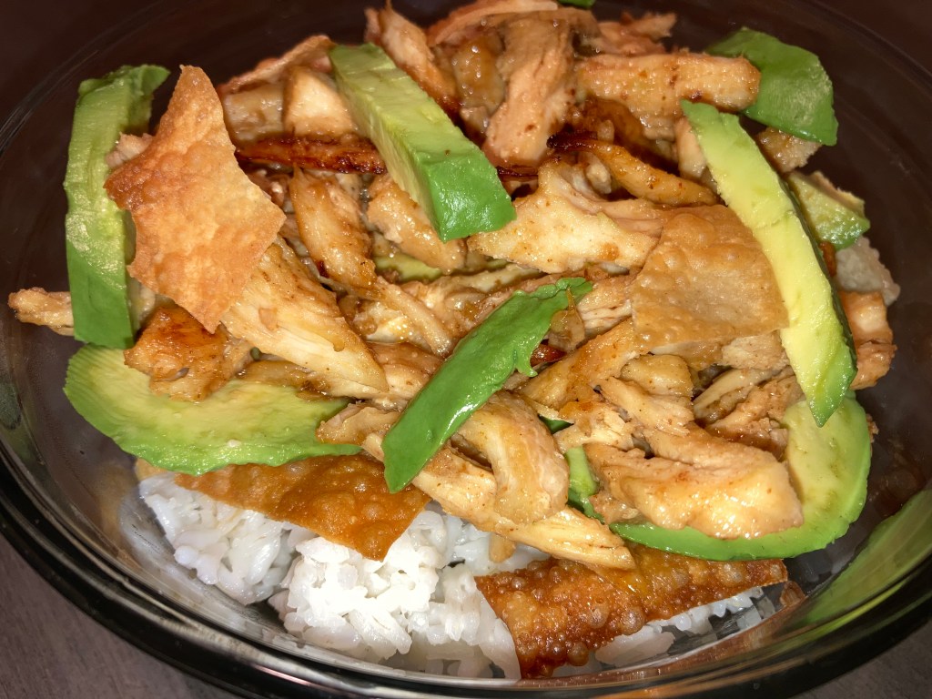 Chicken Avocado Rice Bowl