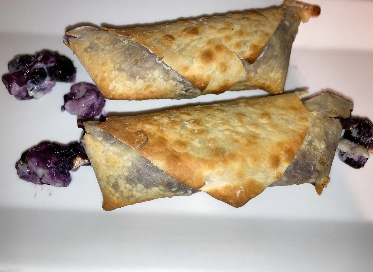 Air Fryer Blueberry Cheesecake Egg Rolls