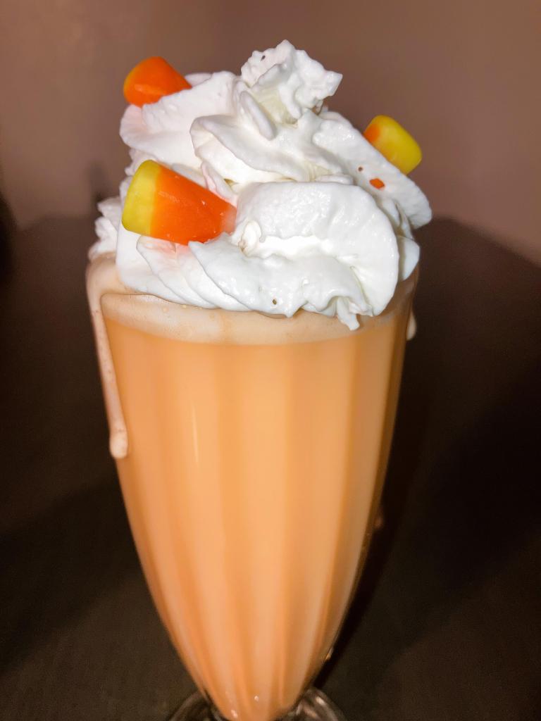 Candy Corn Hot Chocolate