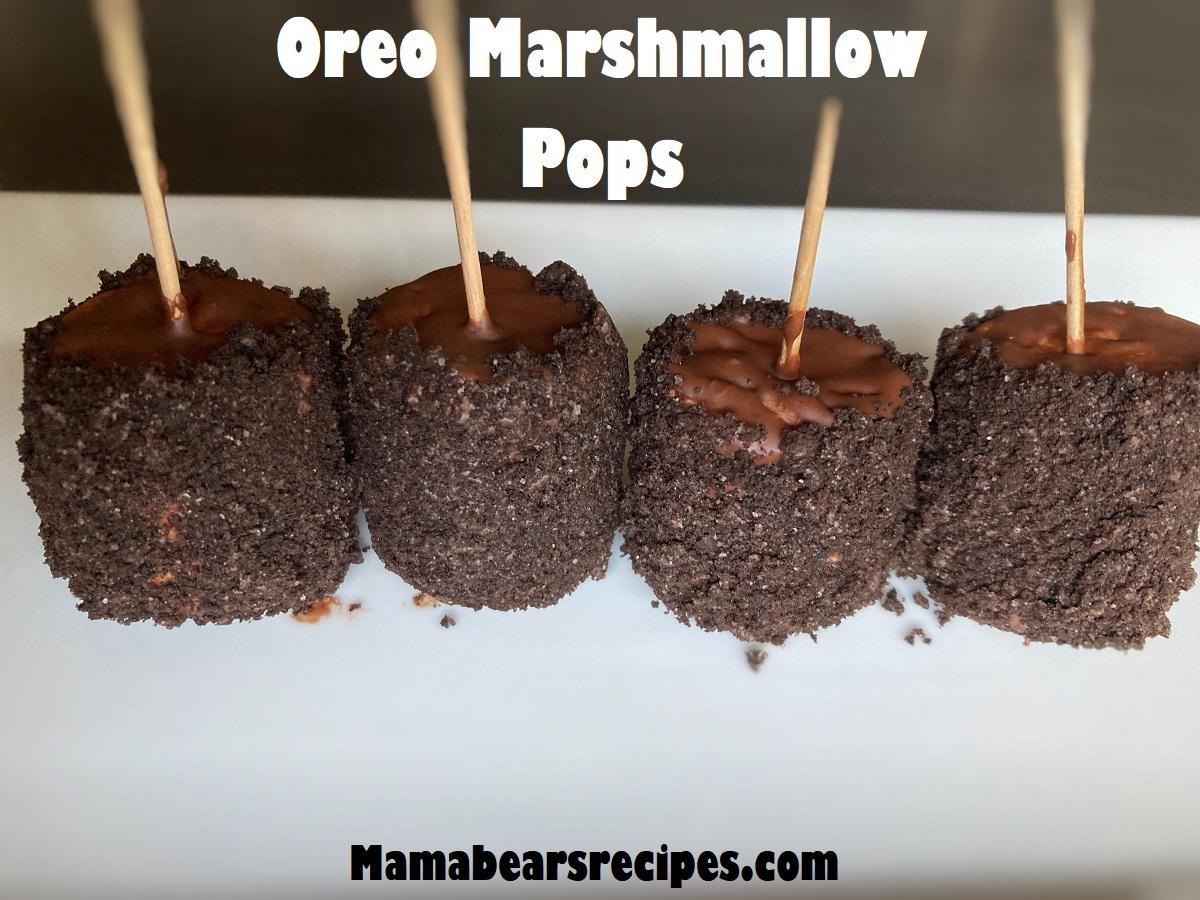 Oreo Marshmallow Pops