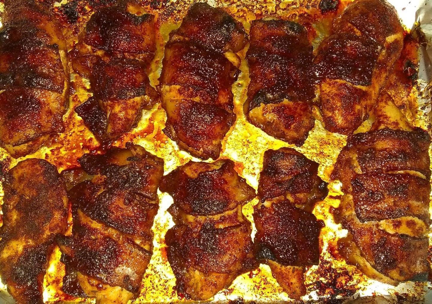 Brown Sugar Bacon Wrapped Chicken Tenders Recipe