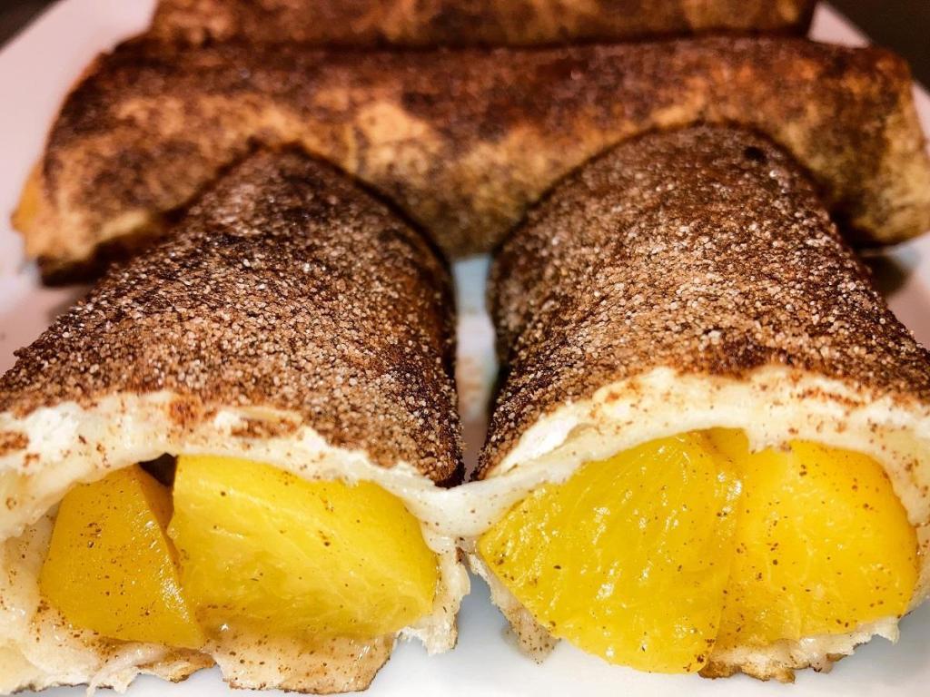 Air Fryer Peach Dessert&nbsp;Chimichangas