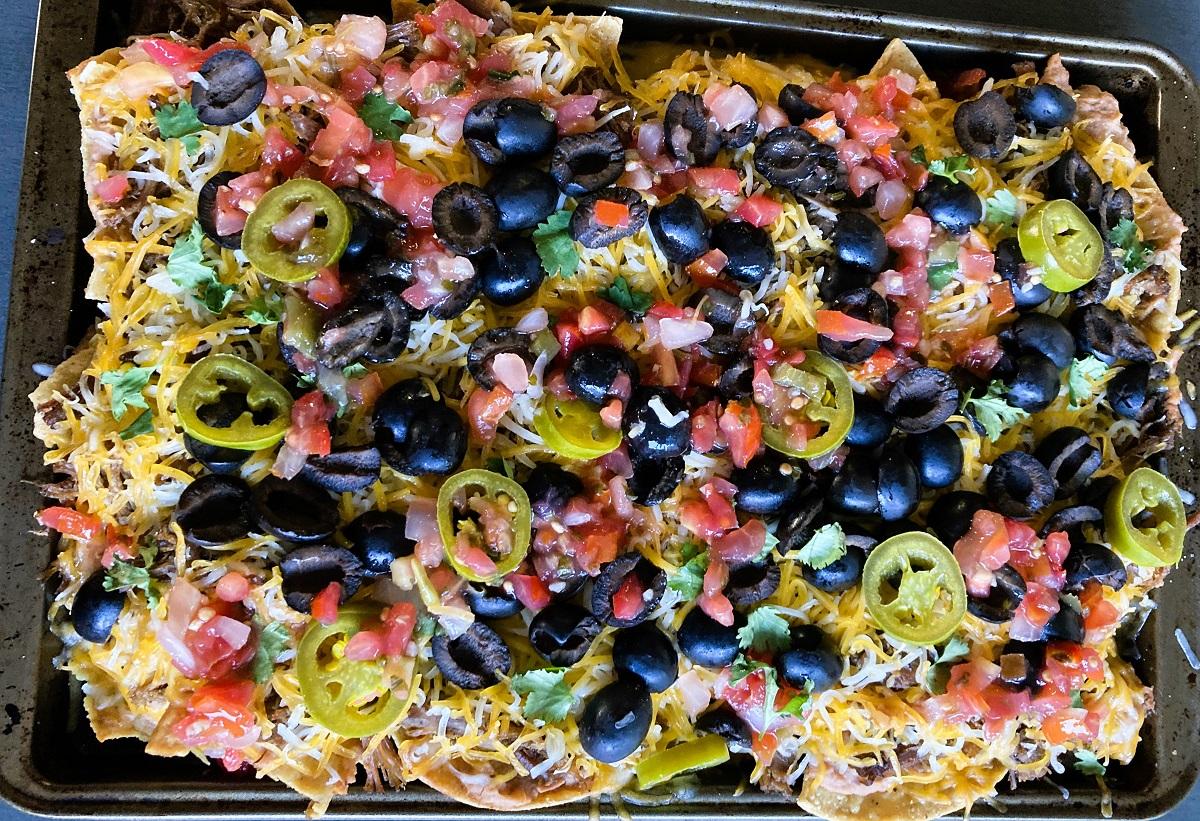 Sheet Pan Shredded Beef Nachos Recipe