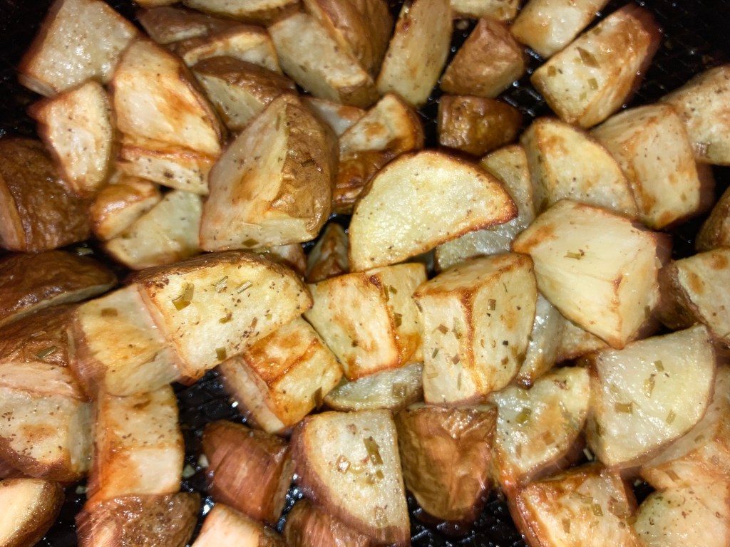 Air Fryer Potatoes & Chives