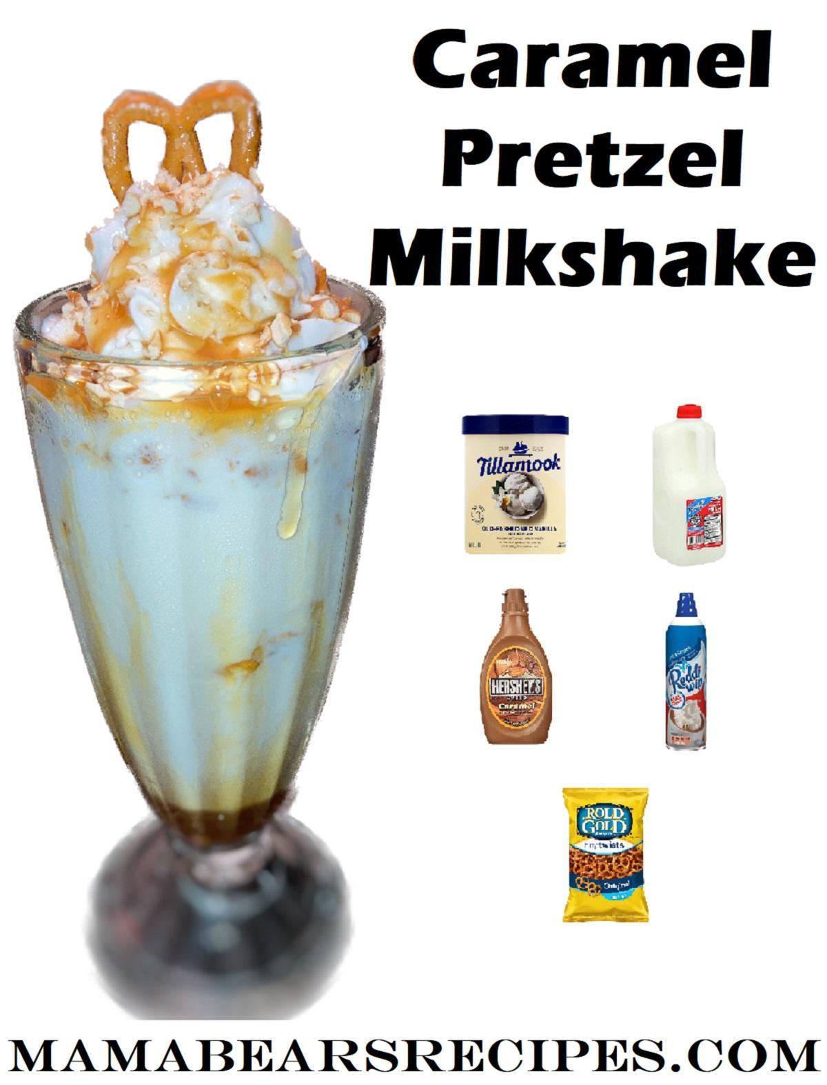 Caramel Pretzel Milkshake