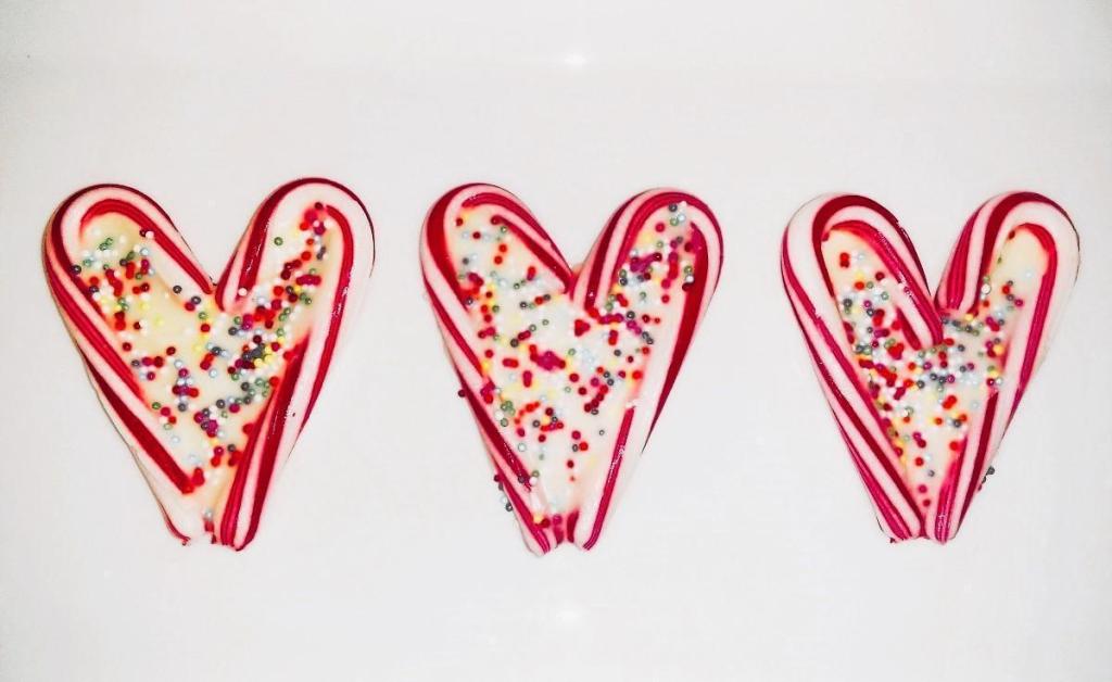 Candy Cane Hearts