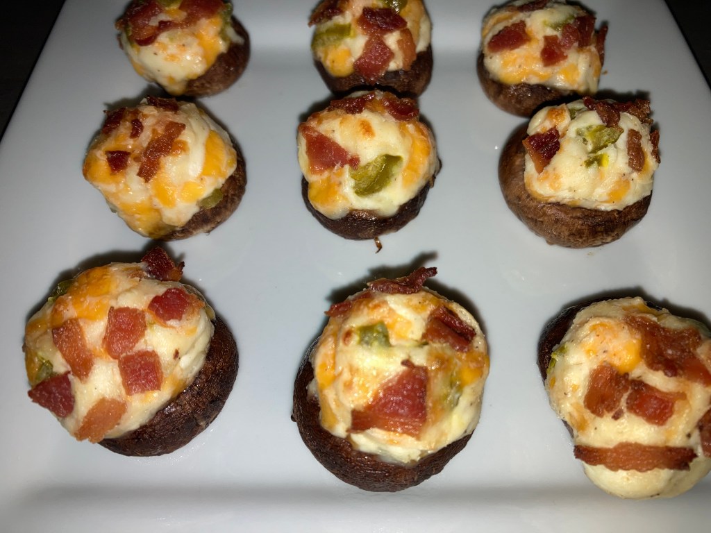 JALAPENO POPPER STUFFED&nbsp;MUSHROOMS