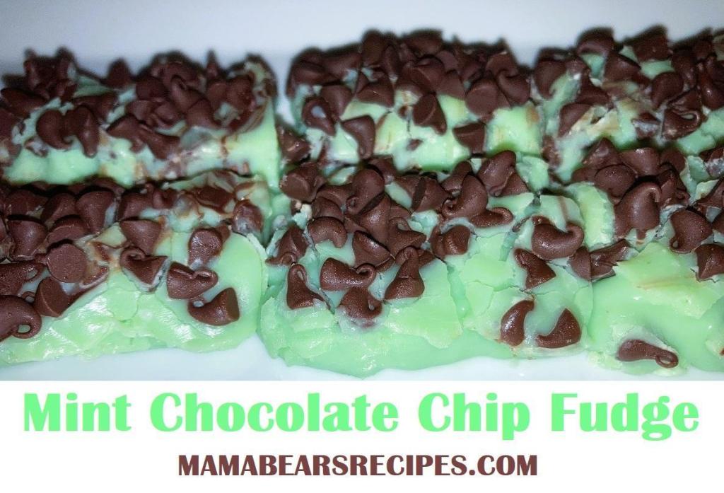 Mint Chocolate Chip Fudge Recipe