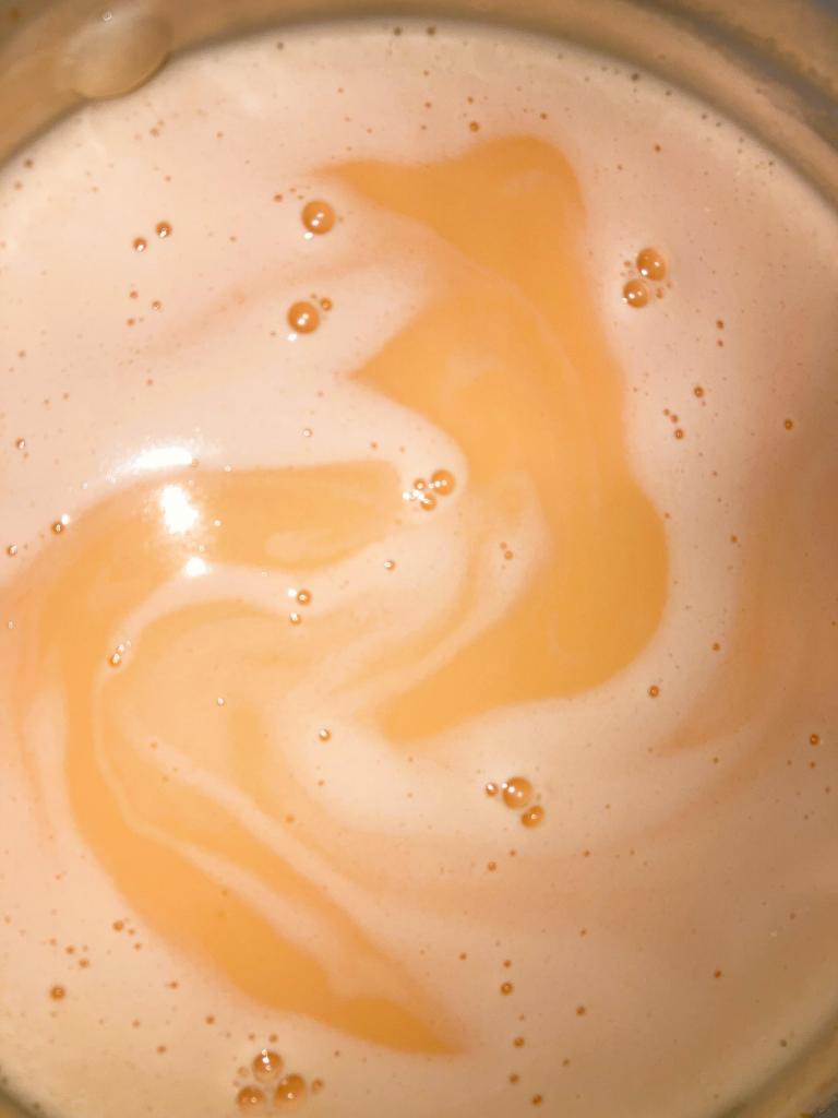 Candy Corn Hot Chocolate