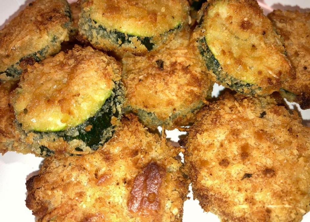 Air Fryer Fried Zucchini