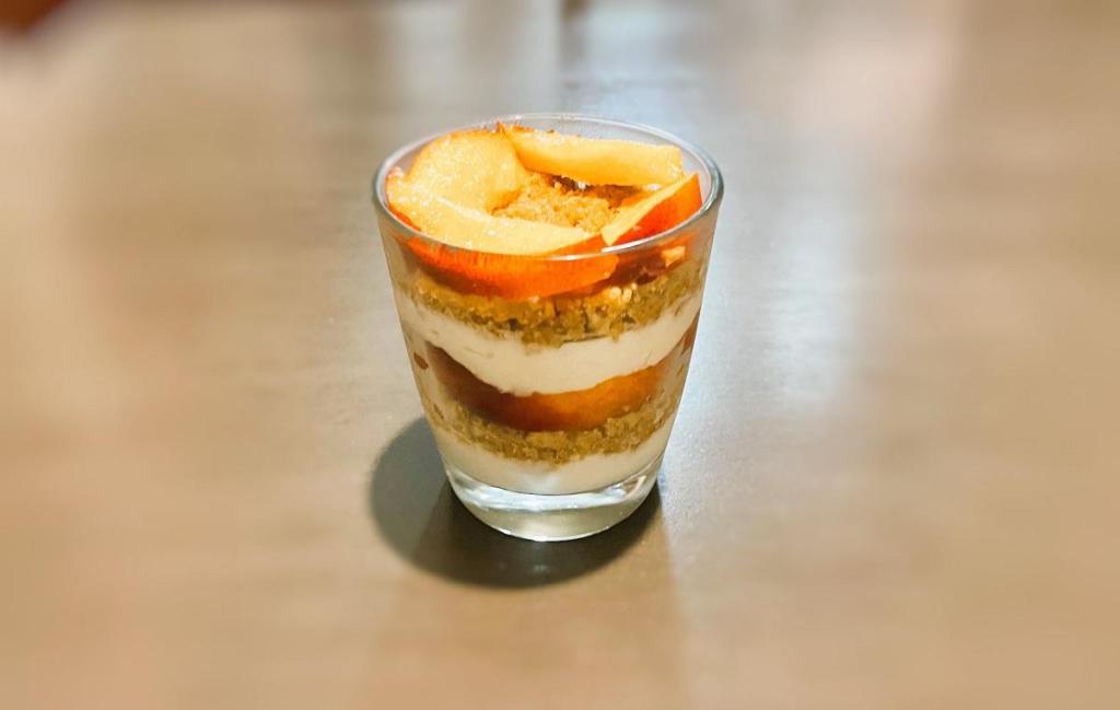 Peach Cheesecake Parfaits