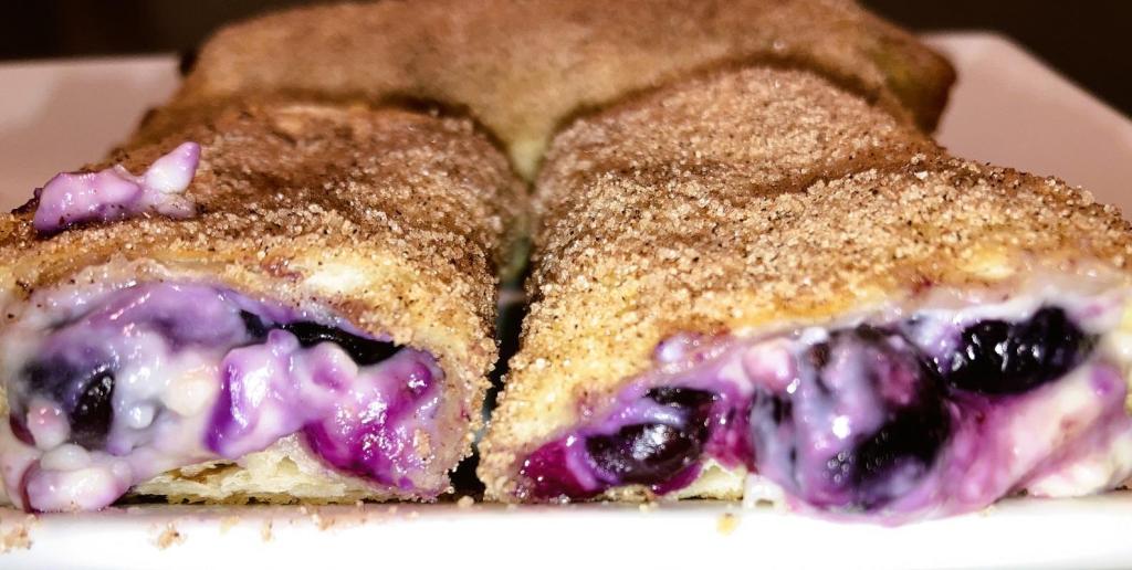 Air Fryer Blueberry Cheesecake Chimichanga
