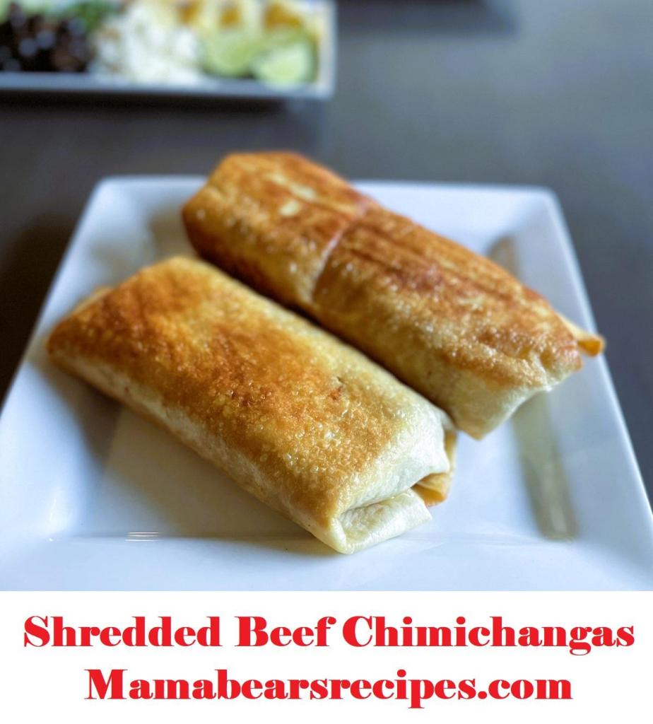 Shredded Beef Chimichangas