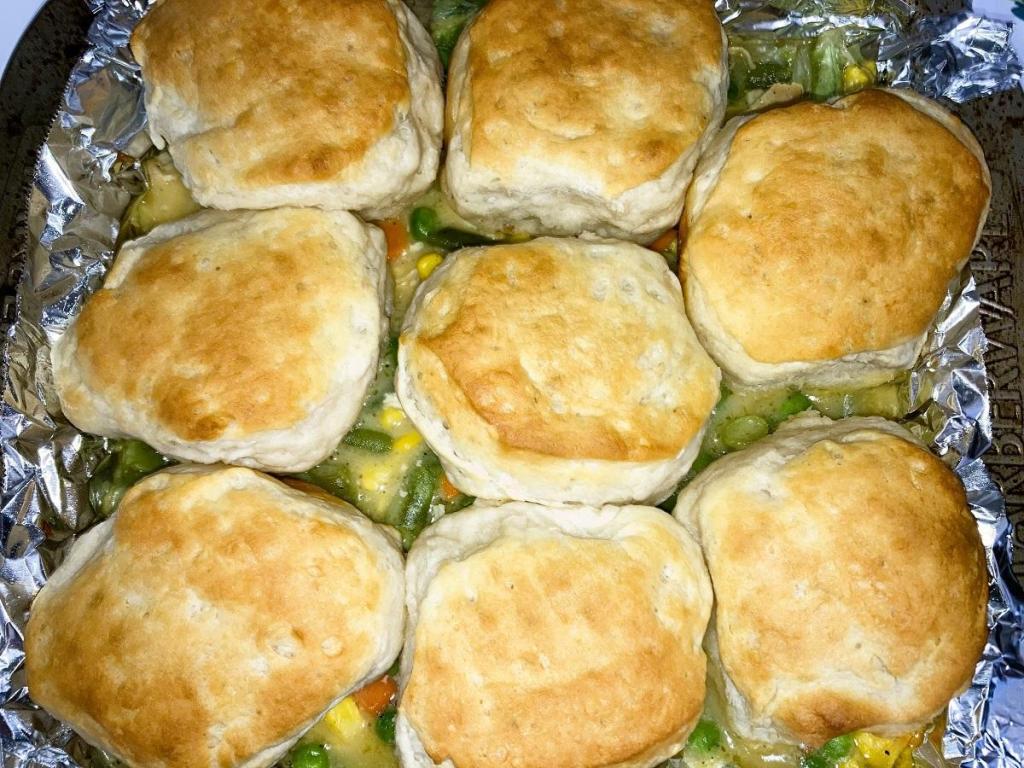 Biscuit Chicken Pot Pie Recipe