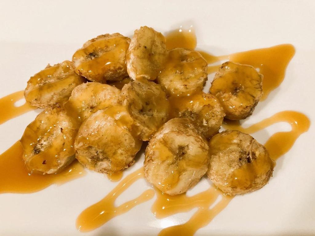 Air Fryer Caramel Bananas