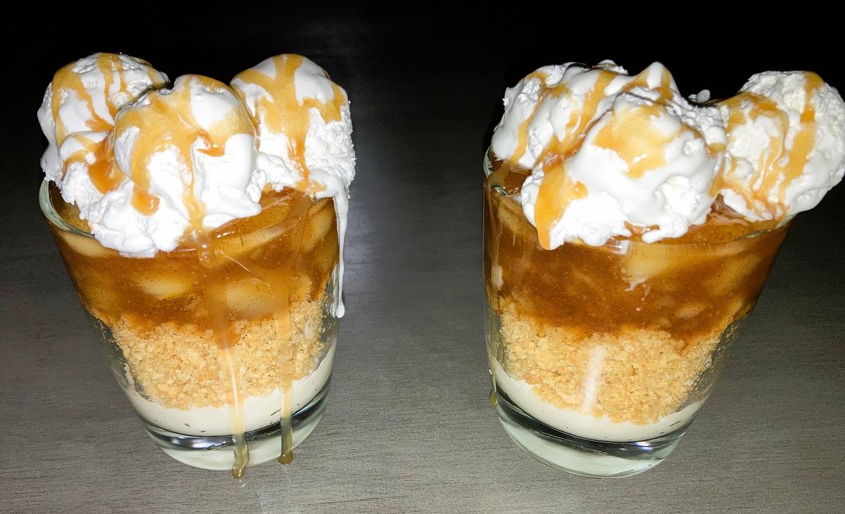 Apple Pie Cheesecake Parfaits