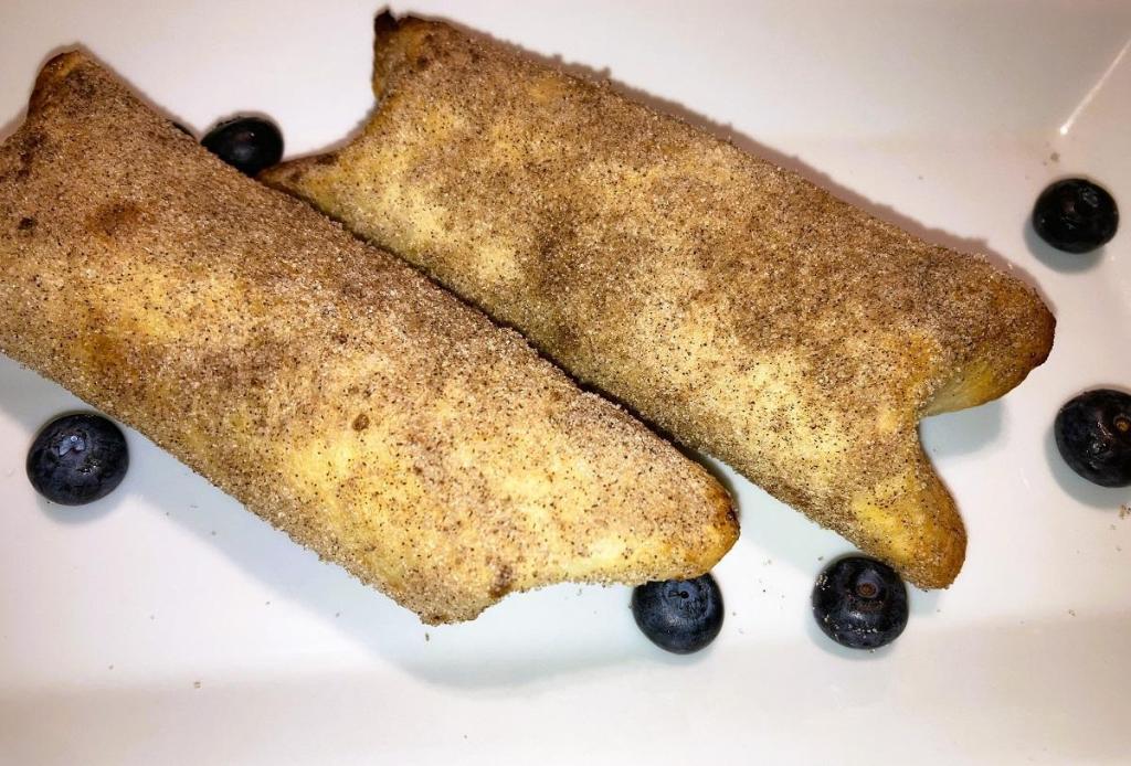 Air Fryer Blueberry Cheesecake Chimichanga